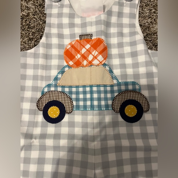 🎃 Natalie Grant Baby Pumpkin Smocked Longall 👶 - Picture 4 of 7